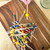TableCraft Products BAMBA35 3 1/2" Assorted Colors Bamboo Cash & Carry Pick - 12 Cases of 100