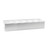 TableCraft Products 1606 17 3/4" W x 5 3/4" D x 3 1/2" H 1 Pint 6 Compartment Holder Stainless Steel With Acrylic Lid Condiment Holder