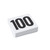TableCraft Products TN100 4" Plastic 1-100 Number Card Sign Set