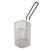 TableCraft Products 984 4 1/2" Dia. x 5 3/4" H Round 18/8 Stainless Steel Pasta Basket With Blue Cool-To-Touch PVC Handle