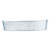 TableCraft Products GP96 9 1/2" W x 6" D x 2" H Oval Galvanized Steel Galvanized Collection Dinner Platter