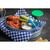 TableCraft Products GP96 9 1/2" W x 6" D x 2" H Oval Galvanized Steel Galvanized Collection Dinner Platter