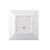 TableCraft Products MB125 6 4/5 Qt. 12 1/4" W x 12 1/4" D x 5" H White Square Melamine Frostone Collection Bowl