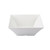 TableCraft Products MB125 6 4/5 Qt. 12 1/4" W x 12 1/4" D x 5" H White Square Melamine Frostone Collection Bowl