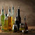 TableCraft Products H92006 17 Oz. Dark Green Glass Bottle With Stainless Steel Pourer
