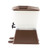 TableCraft Products TW54DP Two 3 Gallon Reservoirs Polypropylene Brown Slimline Beverage Dispenser