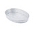 TableCraft Products GP129 12" W x 8 1/2" D x 1 3/4" H Oval Galvanized Steel Galvanized Collection Dinner Platter