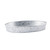 TableCraft Products GP129 12" W x 8 1/2" D x 1 3/4" H Oval Galvanized Steel Galvanized Collection Dinner Platter
