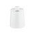 TableCraft Products 10416 3" W x 4 1/8" H 5.5 Oz. White Textured Finish Melamine Pulito Collection Sugar Jar