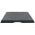 TableCraft Products MGD1616 16 5/8" W x 16 5/8" D x 1 1/8" H Square Melamine Slate Frostone Collection Display Tray