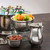 TableCraft Products RP68 2 Qt. Foot Base 18/8 Stainless Steel Remington Collection Beverage Pitcher With Ice Guard