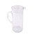 TableCraft Products PP321 2 Qt. SAN Plastic Clear Beverage Pitcher With Lid