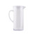 TableCraft Products PP321 2 Qt. SAN Plastic Clear Beverage Pitcher With Lid