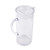 TableCraft Products PP321 2 Qt. SAN Plastic Clear Beverage Pitcher With Lid