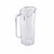 TableCraft Products PP322FIN 2 Qt. SAN Plastic Clear Infusion Beverage Pitcher With Lid