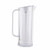 TableCraft Products PP322FIN 2 Qt. SAN Plastic Clear Infusion Beverage Pitcher With Lid