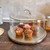 TableCraft Products H820P422 13" Dia. x 8" H Stainless Steel Cash & Carry Cake Plate Set