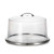 TableCraft Products H820P422 13" Dia. x 8" H Stainless Steel Cash & Carry Cake Plate Set