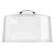 TableCraft Products H820P422 13" Dia. x 8" H Stainless Steel Cash & Carry Cake Plate Set
