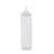TableCraft Products 12463CF 24 Oz. Clear Dual-Way WideMouth Squeeze Bottle