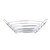 TableCraft Products H7175 12" Dia. x 3 1/2"H Round Chrome Plated Serving Basket