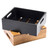 TableCraft Products CRATE12 12.75" W x 10.5" D x 2.75" H Brown Half Size Gastro Serving / Display Crate Fits 1/2 GN Pan