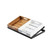 TableCraft Products CRATE12 12.75" W x 10.5" D x 2.75" H Brown Half Size Gastro Serving / Display Crate Fits 1/2 GN Pan