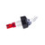 TableCraft Products 4246A 1 oz Black Collar Red Dip Tube Proper Pourer