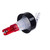 TableCraft Products 4246A 1 oz Black Collar Red Dip Tube Proper Pourer
