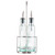 TableCraft Products H918N Cash & Carry Gemelli Bottle Set With Chrome Plated Rack