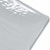 TableCraft Products M165 15 3/4" W x 5" D White Rectangular Melamine Frostone Collection Dish