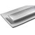 TableCraft Products M165 15 3/4" W x 5" D White Rectangular Melamine Frostone Collection Dish