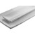 TableCraft Products M165 15 3/4" W x 5" D White Rectangular Melamine Frostone Collection Dish