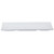TableCraft Products M165 15 3/4" W x 5" D White Rectangular Melamine Frostone Collection Dish