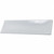 TableCraft Products M165 15 3/4" W x 5" D White Rectangular Melamine Frostone Collection Dish
