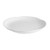 TableCraft Products M14 14" Dia. White Round Melamine Frostone Collection Tray
