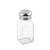 TableCraft Products 154S&P-2 2 Oz. Square S&P Stainless Steel Tops Shakers