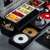 TableCraft Products BCD1400 24 3/4" W x 7 1/4" D x 6 1/4" H Black And Clear Plastic Cash & Carry Ultimate Garnish Station With 5 Tray Rimming Station