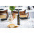 TableCraft Products H934 17 Oz. Cash & Carry Luna Glass Bottle With Stainless Steel Pourer