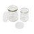 TableCraft Products SGJ6 6 Oz. Glass Cash & Carry Single-Serve Jar With Lid - 12 Pack