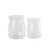TableCraft Products SGJ6 6 Oz. Glass Cash & Carry Single-Serve Jar With Lid - 12 Pack
