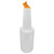 TableCraft Products 8032x 32 Oz. Orange Cash & Carry PourMaster Complete Unit