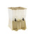 TableCraft Products TW33DP Two 3 Gallon Reservoirs Polypropylene Almond Slimline Beverage Dispenser