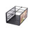 TableCraft Products SBC6 6-Compartment Black Powder Coated Cash & Carry Squeeze Bottle Caddy With Carrying Handle - 2/Case