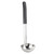 TableCraft Products AM5303BK 3 Oz. Stainless Steel Antimicrobial Ladle with 9" L Black Vinyl Coated Handle