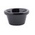 TableCraft Products RAM3BK 3 Oz. Melamine Black Plain Ramekin - 12/Case