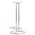 TableCraft Products 10461 6" W x 6" D x 12" H Mirror Finish Stainless Steel Pretzel & Onion Ring Tower