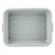 TableCraft Products 1529G 21 1/2" W x 15 3/4" D x 5" H Gray Tote Box