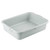 TableCraft Products 1529G 21 1/2" W x 15 3/4" D x 5" H Gray Tote Box