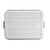 TableCraft Products 1529G 21 1/2" W x 15 3/4" D x 5" H Gray Tote Box